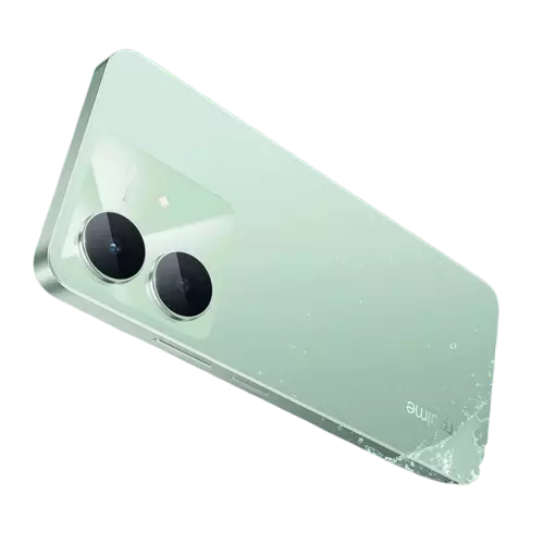 نمای از پشت گوشی موبایل ریلمی Realme Note 60x ظرفیت 128 رم 4 گیگابایت 