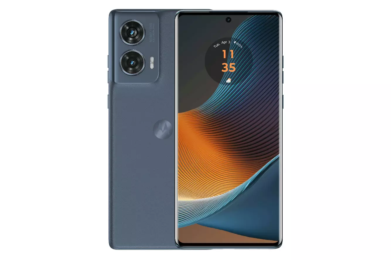 نمای پشت و جلو گوشی موبایل موتورولا مدل EDGE 50 FUSION ظرفیت 512 رم 12 گیگابایت 