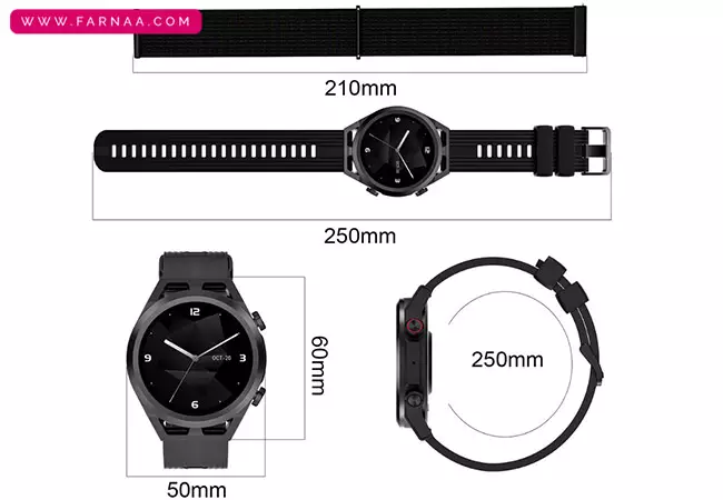 ساعت هوشمند تی سی اچ مدل HD1 3D Hero1