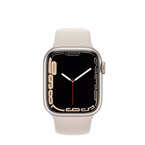  پنل جلو ساعت هوشمند اپل واچ سری 7 سایز 45 میلی متر رزگلد