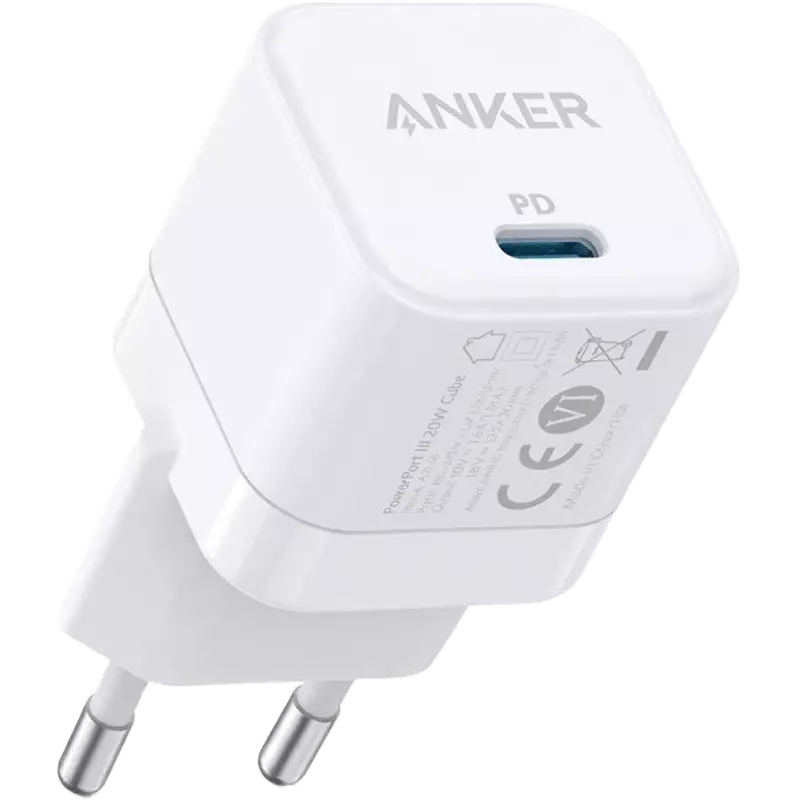 شارژر دیواری ۲۰ وات انکر مدل PowerPort III A2149