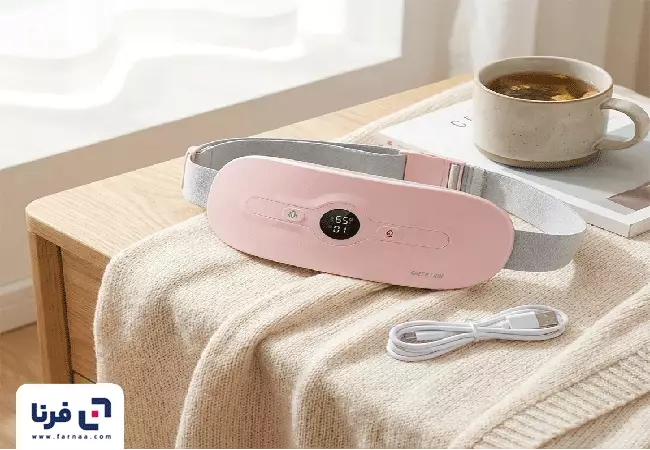 طراحی ظاهری ماساژور حرارتی شکم و کمر گرین لاین Green Lion Bloom Heat Menstrual Heating Pad