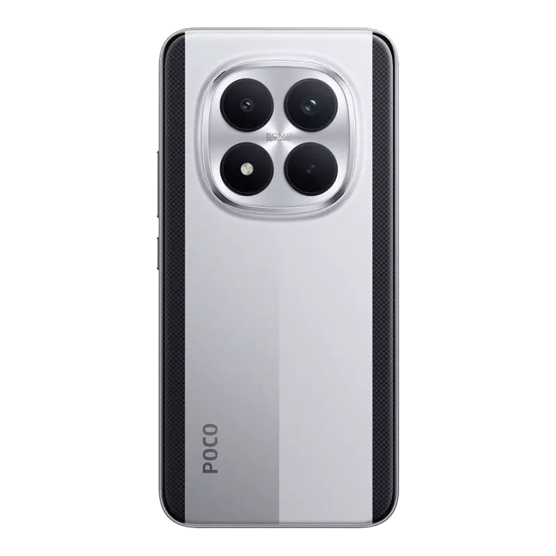 گوشی موبایل شیائومی مدل Poco M8 Pro 5G ظرفیت 512 گیگابایت رم 12 گیگابایت نقره ای پشت