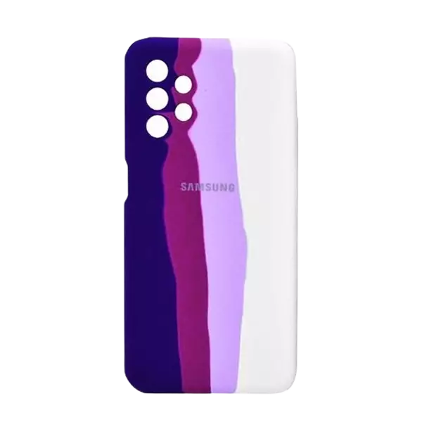 original rainbow silicone model case for Samsung A13 mobile phone