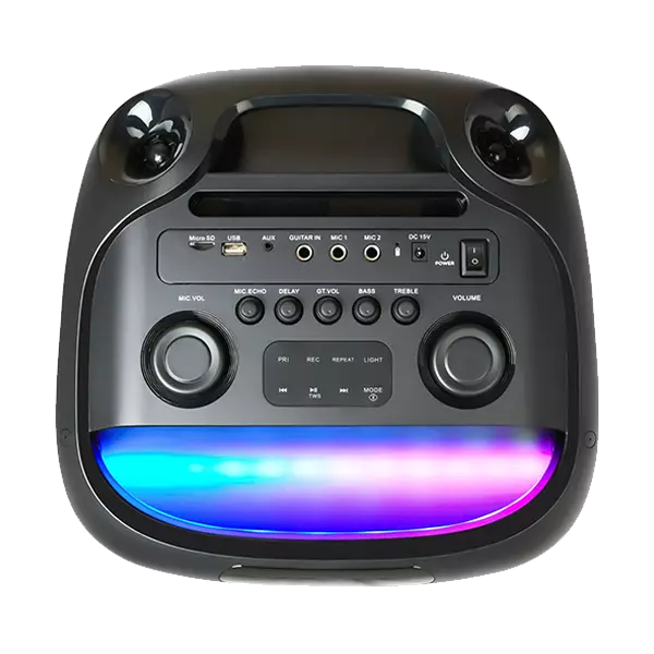 نمای بالای  اسپیکر بلوتوثی ردتون مدل Rock Box R300