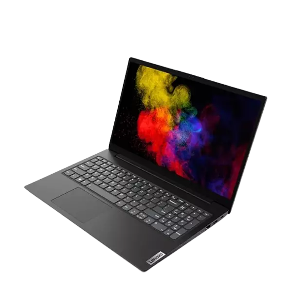 نمای جلو لپ تاپ لنوو مدل V15 Corei3 1115G 12GB 1TB رنگ مشکی	