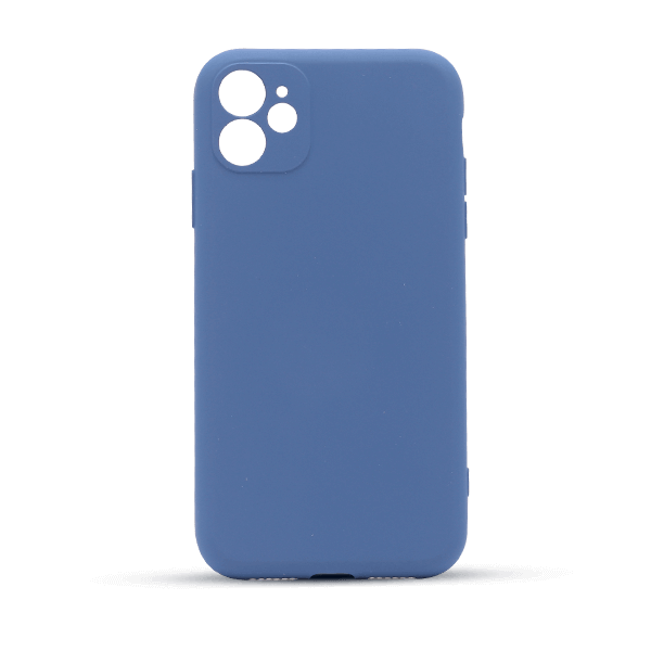 نمای پشت کاور مدل سیلیکونی مناسب برای گوشی موبایل آیفون Iphone 11 یاسی