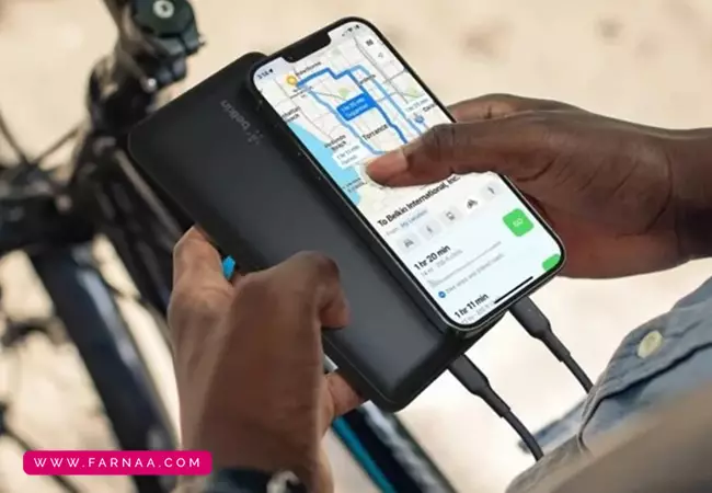 پاوربانک بلکین مدل BoostCharge BPB012bt با ظرفیت 20000 میلی‌آمپر ساعت