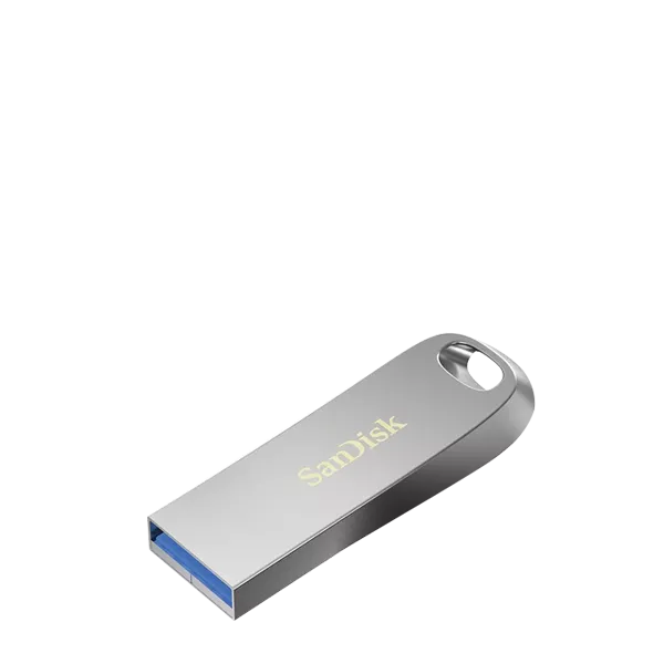 نمای جانبی فلش مموری سن دیسک مدل Ultra Luxe USB 3.1 ظرفیت 64 گیگابایت