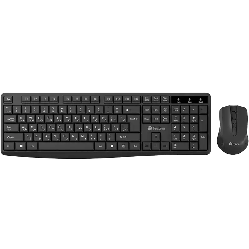 کیبورد و ماوس بی سیم پرووان مدل Keyset PMK25W
