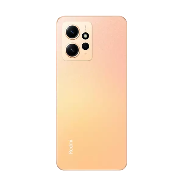 نمای پشت گوشی موبایل شیائومی Redmi Note 12 4G ظرفیت 128 رم 6 گیگابایت طلایی