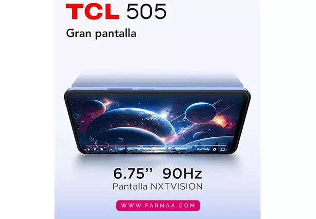 گوشی موبايل تی سی ال مدل TCL 505 با ظرفیت 128 گیگ و رم 4 گیگابایت به همراه 4 گیگابایت رم مجازی