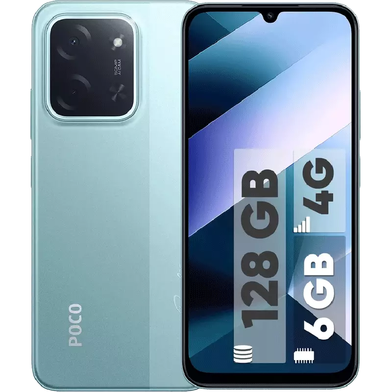گوشی موبایل شیائومی Poco C85 ظرفیت 128 رم 6 گیگابایت
