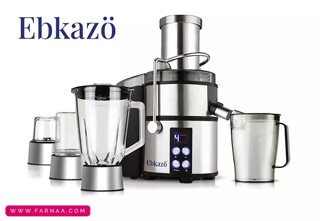 آبمیوه گیری چهار کاره مدل ابکازو Ebkazo FJ-1214