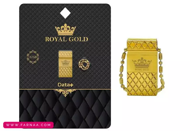 فلش مموری دیتا پلاس مدل Royal Gold ظرفیت 32 گیگابایت