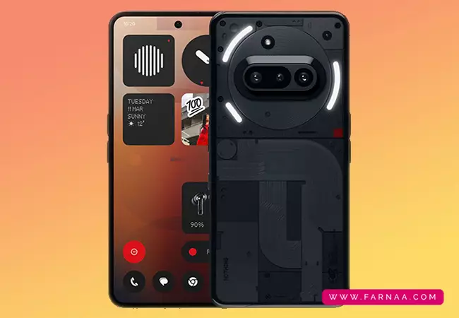گوشی ناتینگ فون 3a 5G‌ ظرفیت 256 رم 12 گیگ