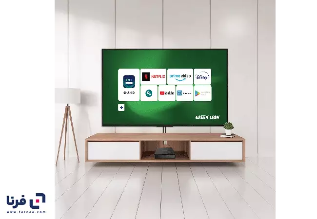 طراحی اندروید باکس گرین لاین مدل GNANDTVBOXBK اندروید 10 کیفیت 4K همراه با ریموت کنترل