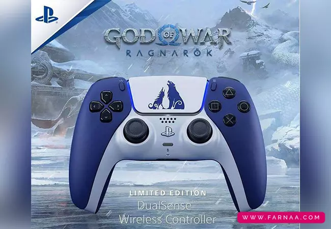 دسته بازی پلی استیشن 5 سونی مدل Dualsense God of War: Ragnarok