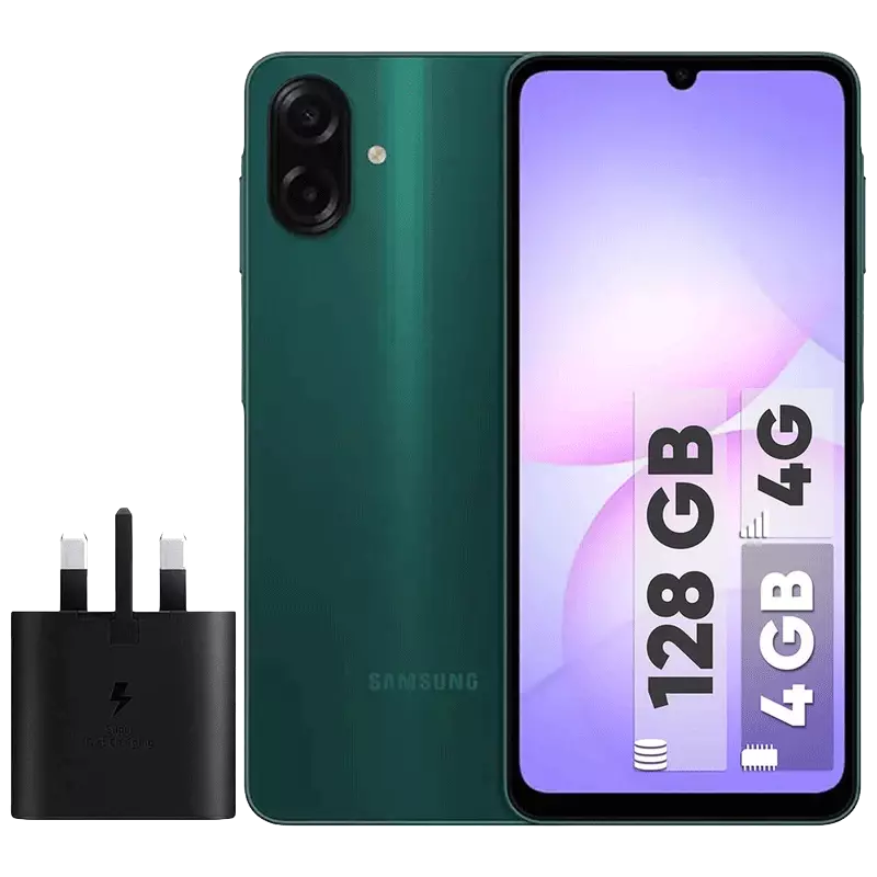 گوشی موبايل سامسونگ Galaxy A07 4G ظرفیت 128 و رم 4 گیگابایت به همراه شارژر
