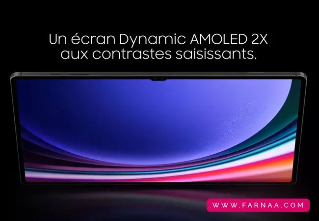 بررسی صفحه نمایش تبلت سامسونگ Galaxy tab S9 Ultra 5G با ظرفیت 256 گیگ رم 12