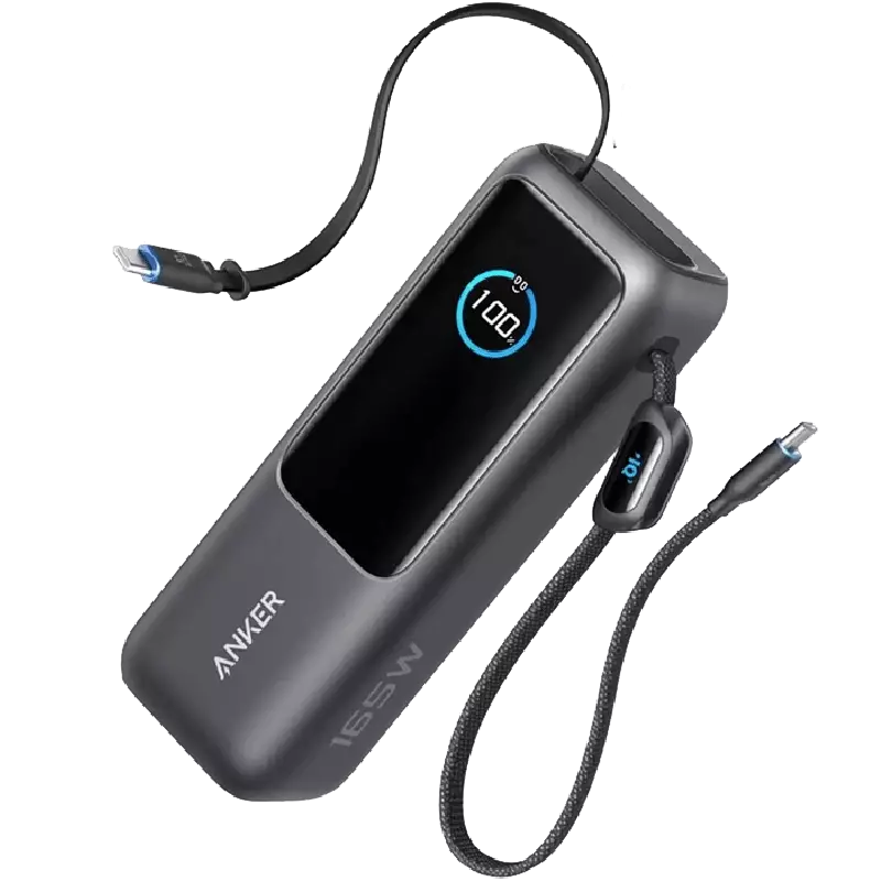پاوربانک 100 وات انکر مدل A1695 ظرفیت 25000 میلی آمپر ساعت به همراه دو کابل USB-C*