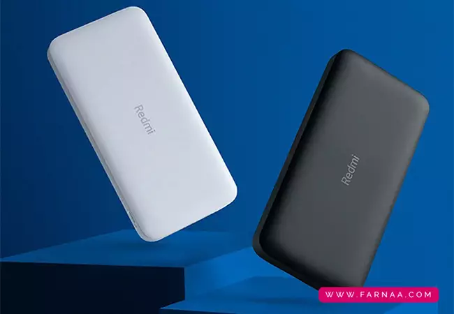 پاوربانک شیائومی مدل PB100LZM Redmi ظرفیت 10000 میلی‌آمپر ساعت به همراه کابل تبدیل microUSB