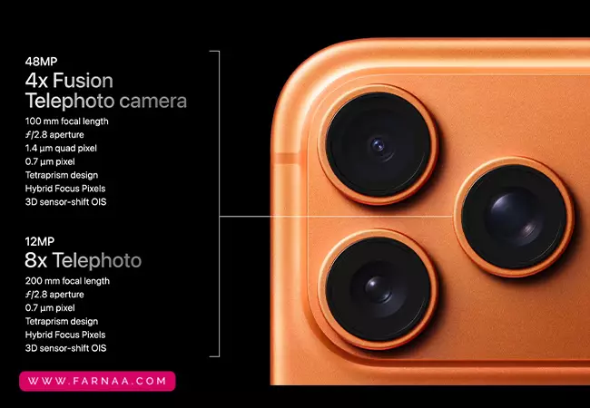 گوشی موبایل اپل مدل iPhone 17 Pro Not Active ظرفیت 256 گیگابایت و رم 12 گیگابایت پارت نامبر ZAA