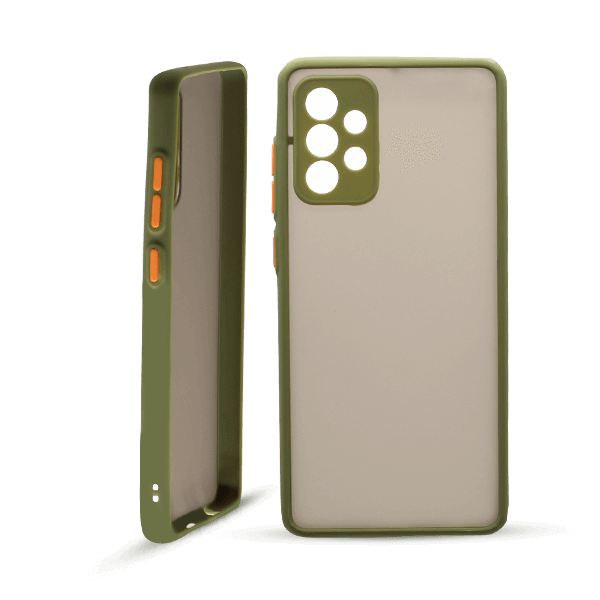 پنل پشت و جلو کاور مدل هیبریدی پشت مات مناسب برای گوشی موبایل سامسونگ GALAXY A72 4g سبز
