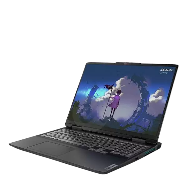 نمای جلو لپ تاپ لنوو Gaming 3 Core i5 12450H 16GB 512SSD RTX3050