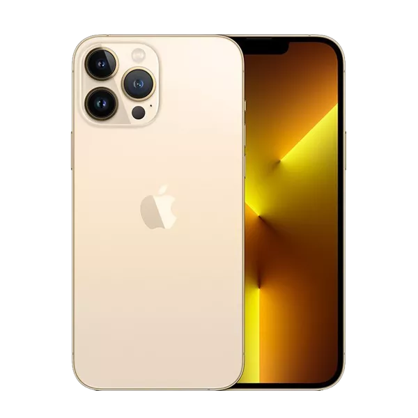 پنل جلو و پشت گوشی موبایل اپل مدل iPhone 13 pro max Non Active ظرفیت 512 گیگابایت و 6 گیگابایت رم طلایی