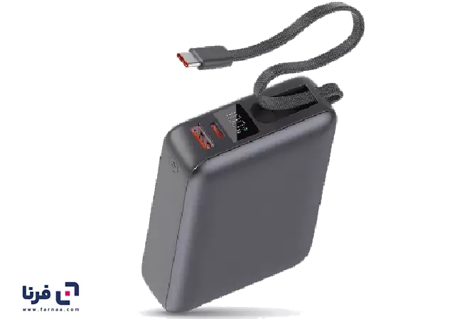 پاوربانک کیو سی وای QCY PB20A ظرفیت ۲۰۰۰۰ میلیآمپر ساعت