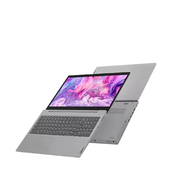 نمای پشت و جلو لپ تاپ لنوو مدل Ideapad 3 Corei7 1165G7 8GB 512SSD Mx450