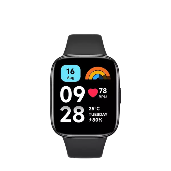 نمای روبرو ساعت هوشمند شیائومی مدل Redmi Watch 3 Active