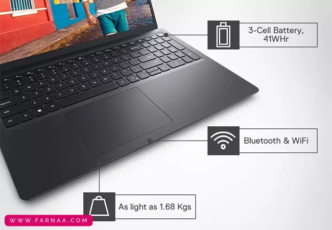 لپ تاپ دل Inspiron 3535 Ryzen 7