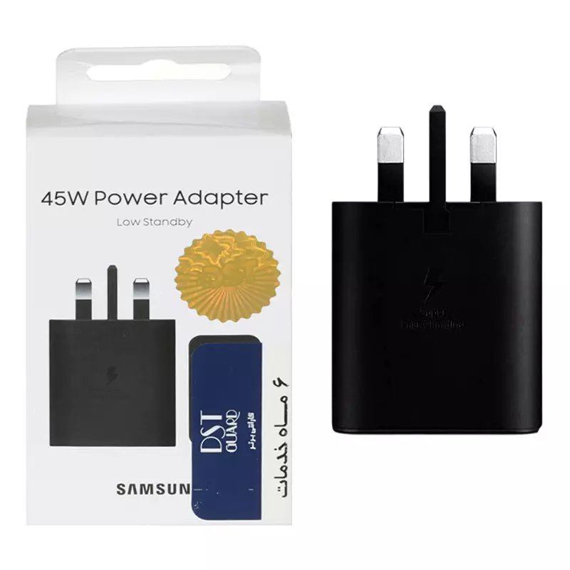 شارژر دیواری سه پین سامسونگ مدل EP-T4511 GAN-NFC 45W PD Hi Plus
