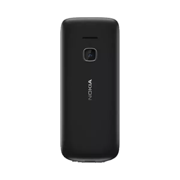 نمای پشت گوشی موبایل نوکیا مدل (Nokia 225 4G (2020 دو سیم کارت- مونتاژ ایران مشکی