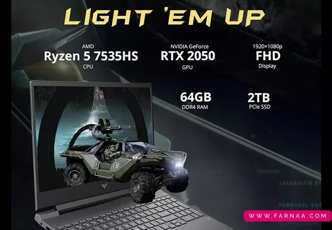لپتاپ اچپی مدل Victus 16 S1023DX R7 8845HS 16GB 512GB SSD RTX 4070