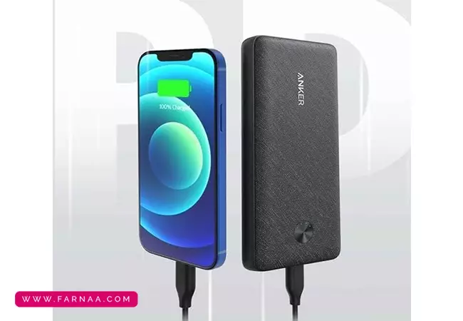 پاوربانک انکر مدل PowerCore III Sense 10k A1248 ظرفیت 10000 میلیآمپر ساعت