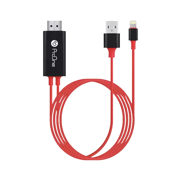 proone pch75 1 8m lightning to hdmi cable