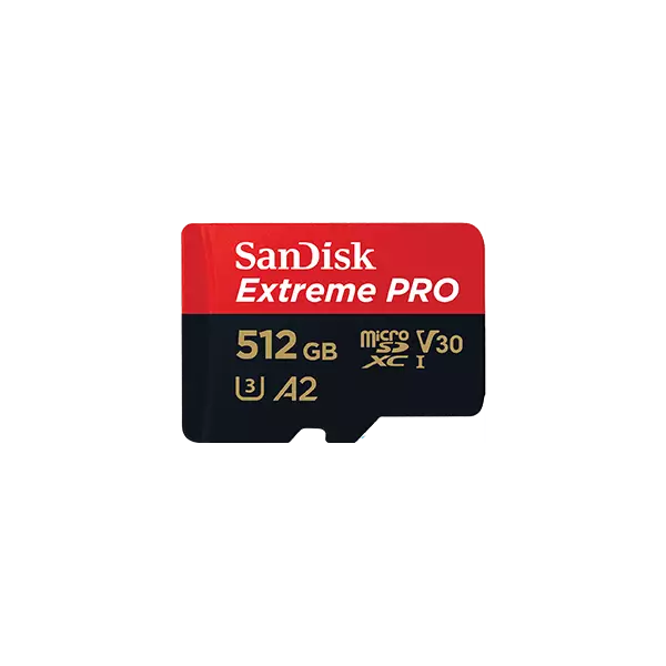 SanDisk Extreme PRO microSDXC UHSI 512GB Memory Card