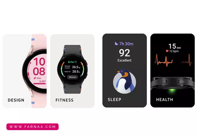ساعت هوشمند سامسونگ مدل SAMSUNG GALAXY WATCH FE R861