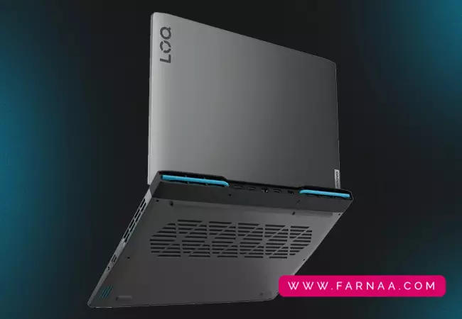 بررسی بدنه لپ تاپ لنوو مدل LOQ Corei5 13420H 8GB 512SSD RTX3050