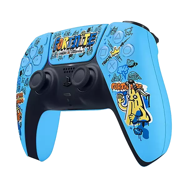 نمای جلوی سمت راست  دسته بازی سونی پلی استیشن 5 مدل Dualsence Fortnite - Limited Edition - نسخه محدود چند رنگ