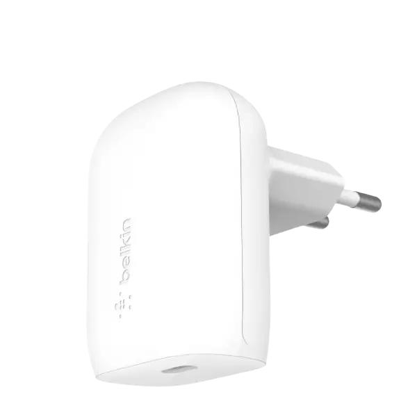 belkin wca005vfwh boost chArge single port 30 watt fast charge wall charger