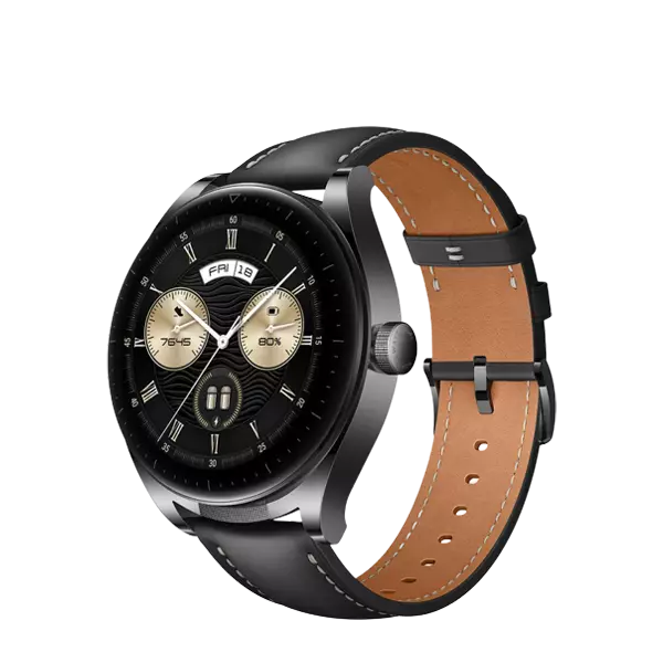 نمای جلو ساعت هوشمند هواوی مدل Watch Buds رنگ مشکی