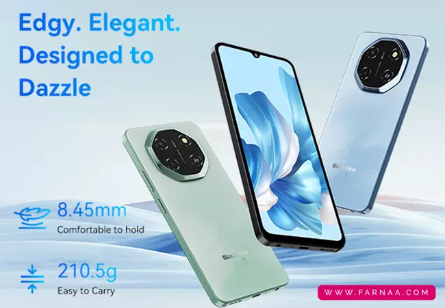 گوشی موبایل بلک ویو SHARK 6 NFC ظرفیت 128 رم 8 گیگابایت