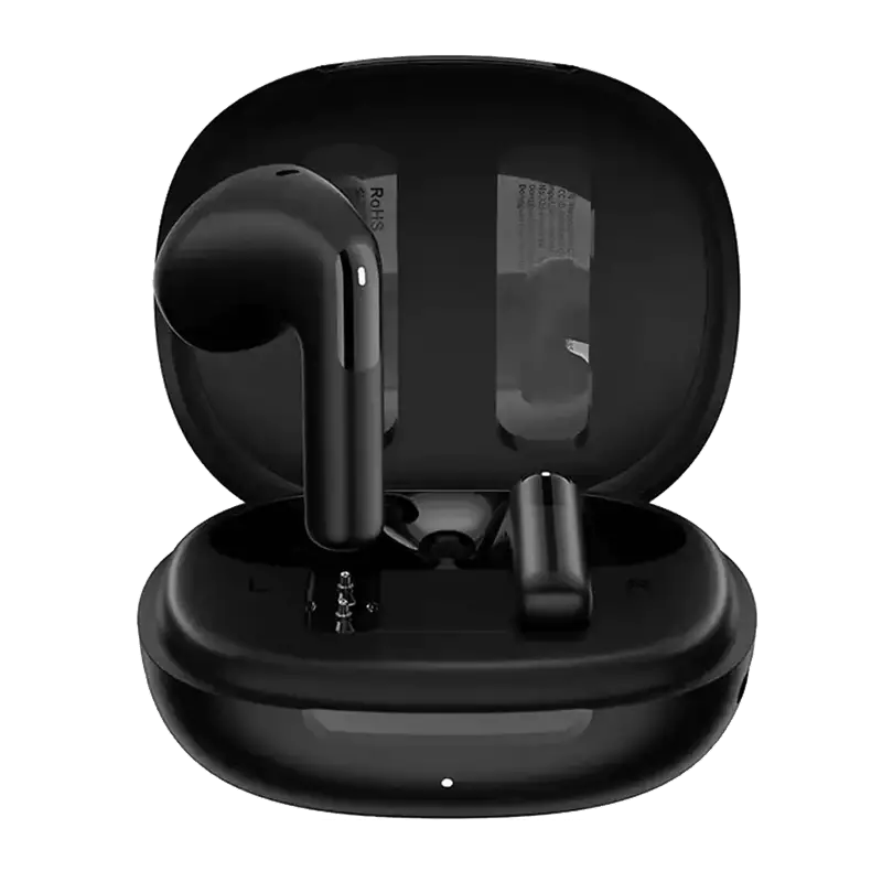 هندزفری بلوتوثی کیو سی وای مدل AilyBuds E10 مشکی باز