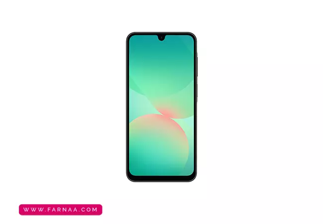 صفحه نمایش گوشی سامسونگ A26 ظرفیت 128 رم 8 گیگابایت