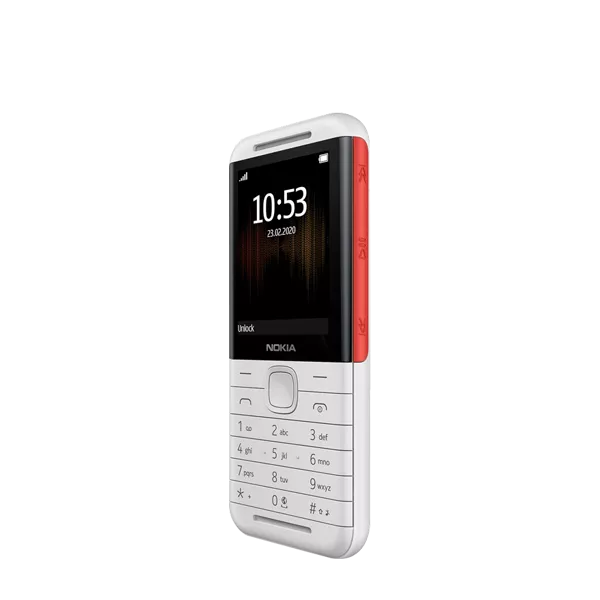 پنل جلو گوشی موبایل نوکیا مدل 5310 دو سیم‌ کارت سفید قرمز