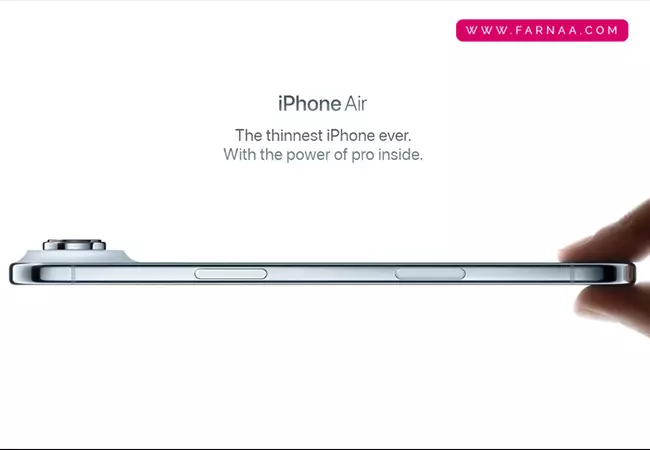 گوشی موبایل اپل iPhone 17 Air ZA/A دو سیم کارت ظرفیت 256 گیگابایت رم 12 گیگابایت - Not Active